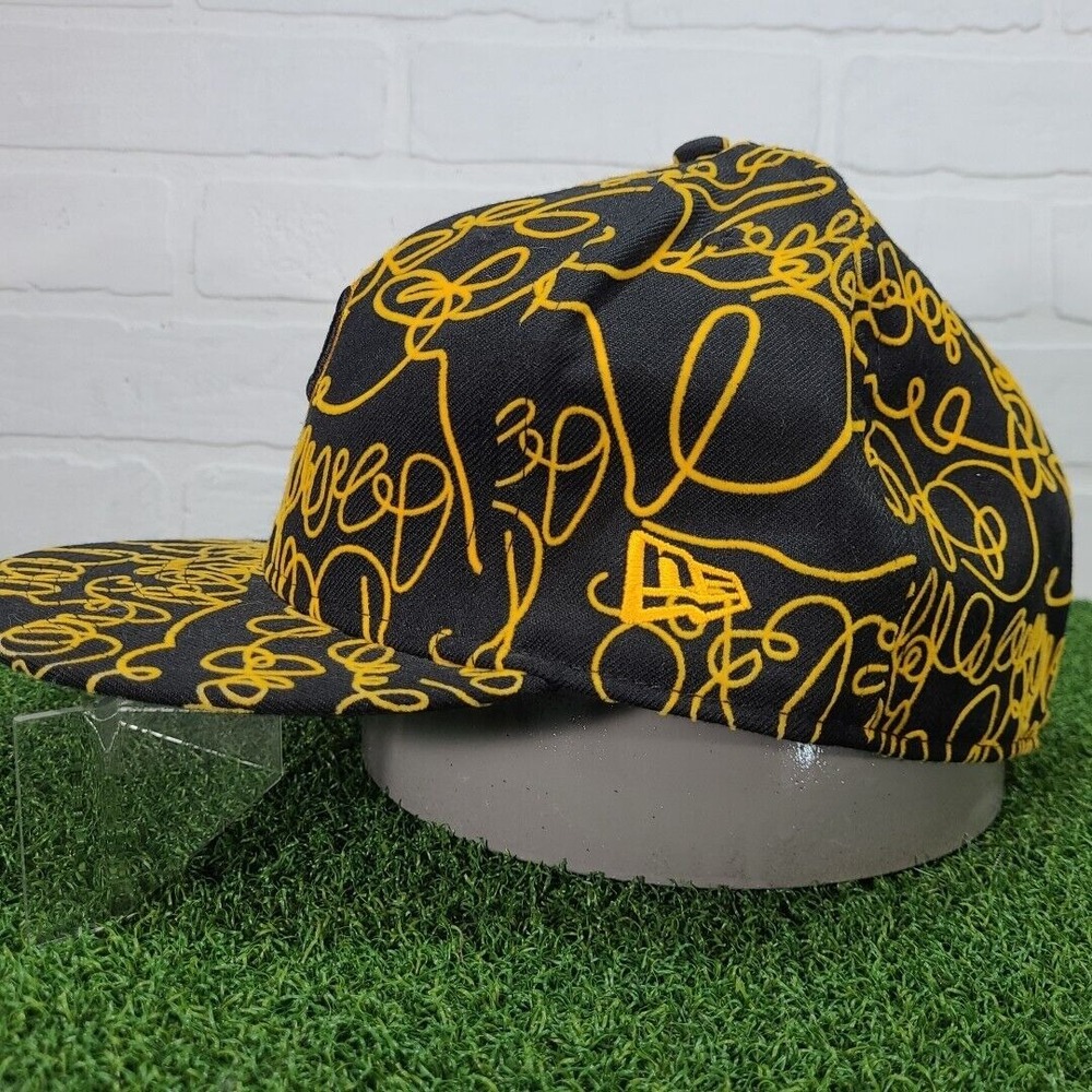 Pittsburgh Pirates Hat Mens New Era 59FIFTY Fitted Graffiti Scribble Cap 8 - Picture 3 of 8